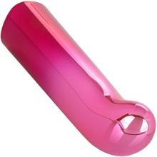 California Exotic Novelties Розовый изогнутый мини-вибромассажер Glam G Vibe - 12 см. (розовый)