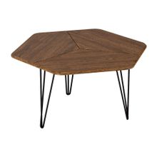 Слайн Стол журнальный Калифорния Олдем орех альберо