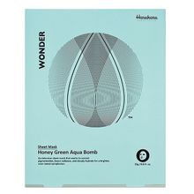 Набор масок для лица интенсивно увлажняющих Haruharu Wonder Honey Green Aqua Bomb Mask 5шт