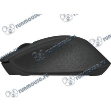 Оптическая мышь Logitech "M280" 910-004287, беспров., 2кн.+скр., черный (USB) (ret) [132688]