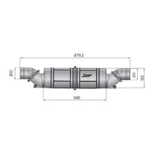 Vetus Водяной замок глушитель Vetus NLPH75 879 x 500 x 155 мм под шланг 75 мм