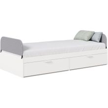 Алмаз. Любимый дом Милтон Кровать 900х2000 (Белый)