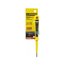 Тестер напряжения Stayer Мaster 45280 (световой индикатор, 12-220В, 140мм)