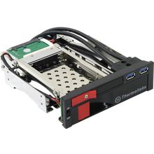Мобильное шасси Thermaltake   ST0026Z   Max 5 Duo SATA HDD Rack (корзина+backplane на 1HS SATA 3.5"HDD и 1HS SATA 2.5"HDD + 2x USB3)