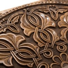 Нарды резные "Орнамент" с цельным рисунком