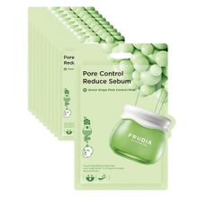 Маска для лица себорегулирующая с виноградом Frudia Green Grape Pore Control Mask 10шт