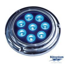 Batsystem Светильник палубный водонепроницаемый Batsystem Aquadisc 1000 9555B 12 24 В 16 Вт синий свет