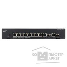 Cisco SB SG300-10PP-K9-EU Коммутатор 10-портовый SG300-10PP 10-port Gigabit PoE+ Managed Switch