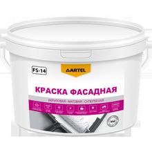 Краска ARTEL ВД-АК фасадная супербелая 3кг