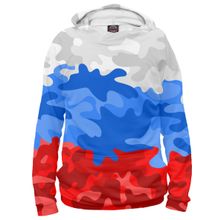 Худи Я-МАЙКА Камуфлаж флаг России