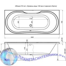 Панель фронтальная Aquanet Valencia 180