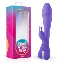 Фиолетовый вибратор-кролик Trix Rabbit Vibrator - 22,5 см. (187809)