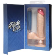 Вибромассажер реалистичной формы The Realistic Cock Vibrating 8” - 23,6 см. (491)