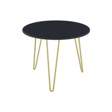 Слайн Стол журнальный Калифорния РИД Голд 430 темно-синий