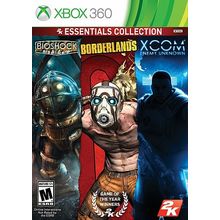 2K Essential Collection (Bioshok   Borderlands   X-COM Enemy Unknown) 9Xbox 360)