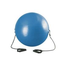 Мяч гимнастический с эспандером 85 см, Leco т12325