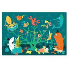 Krooom Игрушки из картона Krooom от 3 лет: пазл Морские животные. Арт. k-601 k-601