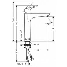 Смеситель Hansgrohe Focus 31518000 для раковины