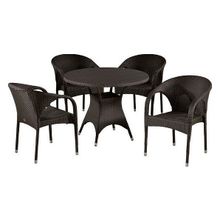 Afina Набор уличный T190AD Y290B-W52 Brown 4Pcs ID - 322605