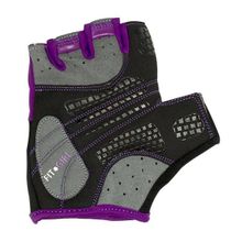Перчатки для фитнеса STARFIT SU-113 черные фиолетовые серые р.M