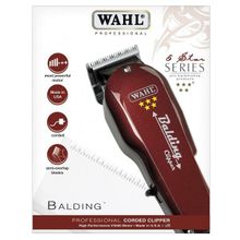 Машинка для точных стрижек волос и бритья головы сетевая с вибромотором Wahl Balding 8110-016   4000-0471