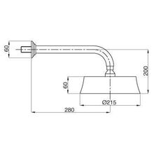 Излив с верхним душем CEZARES Articoli Vari CZR-TDD2 CZR-TDD2-03 24