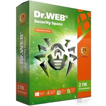 Dr. Web AHW-B-25M-2-A2 DR.Web Security Space КЗ 2 пк на 25 месяцев