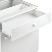 Шкаф напольный с 1 ящиком Гамма 600х580х820 Белый Белый