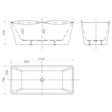 Акриловая ванна Gemy G9240