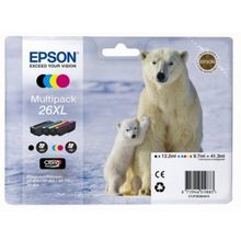 Картридж 26XL Multipack   C13T26364010   Black+Color для Epson XP-600 605 700 800