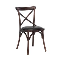 Стул Leset Грид мягкий, темный орех