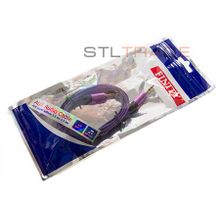 AUX-кабель Finity Luxe плоский 1 метр, фиолетовый