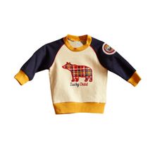 Lucky Child бежевый футер Мужичок