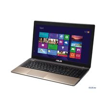 Ноутбук Asus K55Vj i5-3230M 4G 750G DVD-SMulti 15.6"HD NV 635 2G WiFi BT camera Win8 Brown p n: 90NB00A1-M04140