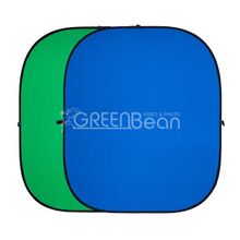 Фон складной GreenBean Twist 180 х 210 B G хромакей на раме 21629