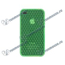 Чехол Flextron "IPH4-GGC03" для Apple iPhone 4 4S, зеленый [96035]