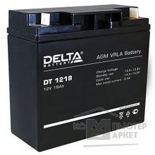 Delta DT 1218 18 А ч, 12В свинцово- кислотный аккумулятор