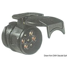 Osculati 13-7 pins trailer adapter, 14.190.51