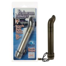 Анальный стимулятор Perineum Massager - 17 см. дымчатый