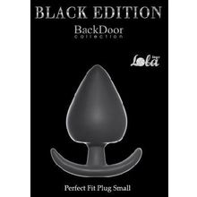 Lola toys Анальная пробка Perfect Fit Plug Small - 7,4 см. (черный)