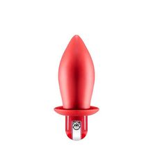 NMC Красный конусообразный анальный вибратор HUMPER 3.5INCH VIBRATOR - 8 см. (красный)