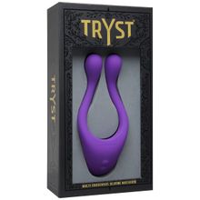 Doc Johnson Фиолетовый вибромассажер для пар TRYST Multi Erogenous Zone Massager (фиолетовый)