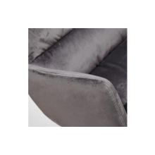 Tetchair Кресло ALFRED с банкеткой (mod. DM7574-1) , серый (28-grey)