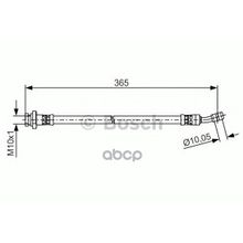 Тормозной Шланг Bosch арт. 1987481499