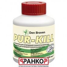 Средство для удаления затвердевшей полиуретановой пены "DB PUR-Kill" 100 мл.  Den Braven   006132