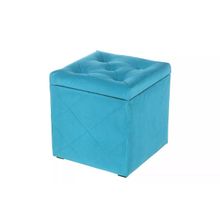 Мебельстория Пуф Ромби-2Т бирюзовый велюр ID - 310757