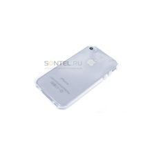 Силиконовая накладка для iPhone 4 4S, прозрачная 00023049