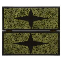 Нарды "Звезда" малый камень, змеевик