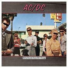 Виниловая пластинка AC DC Dirty Deeds Done Dirt Cheap, 1 LP, 180 Gram Remastered , Sony Music, 5099751076018