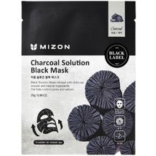 Mizon Charcoal Solution Black Mask 1 тканевая маска